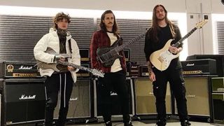 Polyphia visit the Marshall Amps HQ