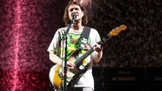  John Frusciante of Red Hot Chili Peppers performs during Lollapalooza at Grant Park on August 06, 2023 in Chicago, Illinois